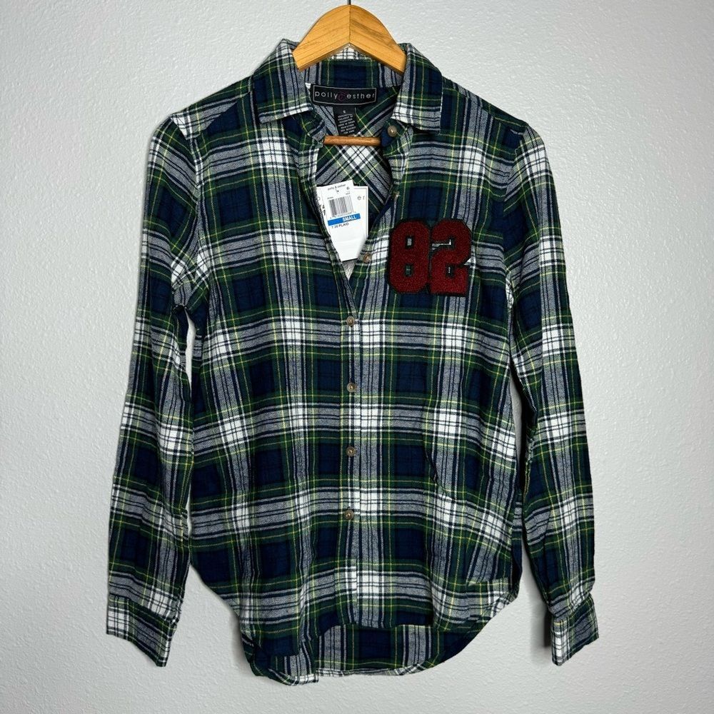 NWT Small flannel shirt, plaid, country, cowboy cowgirl, western